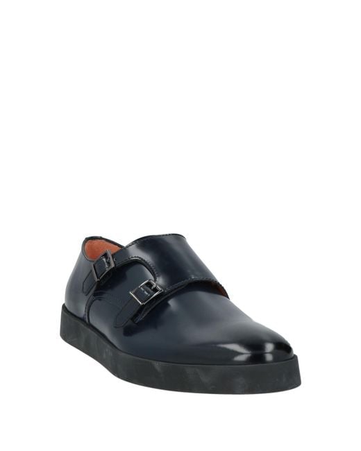 Santoni Blue Loafers for men
