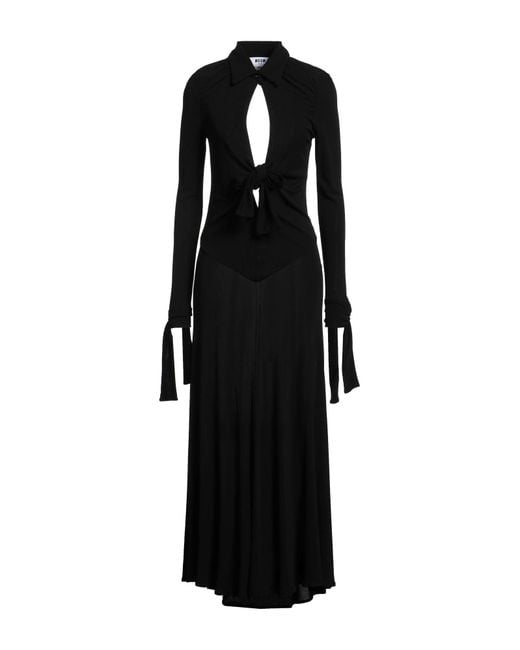 Robe Longue MSGM en coloris Black