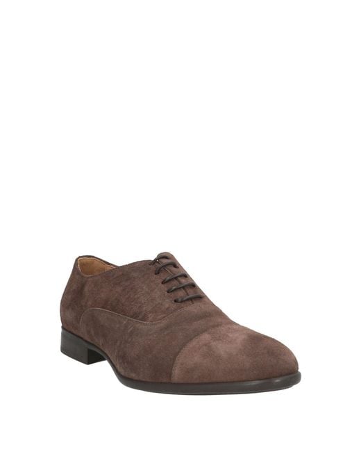 Doucal's Brown Lace-Up Shoes for men