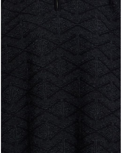 Barrie Blue Charcoal Turtleneck Cashmere, Lambswool