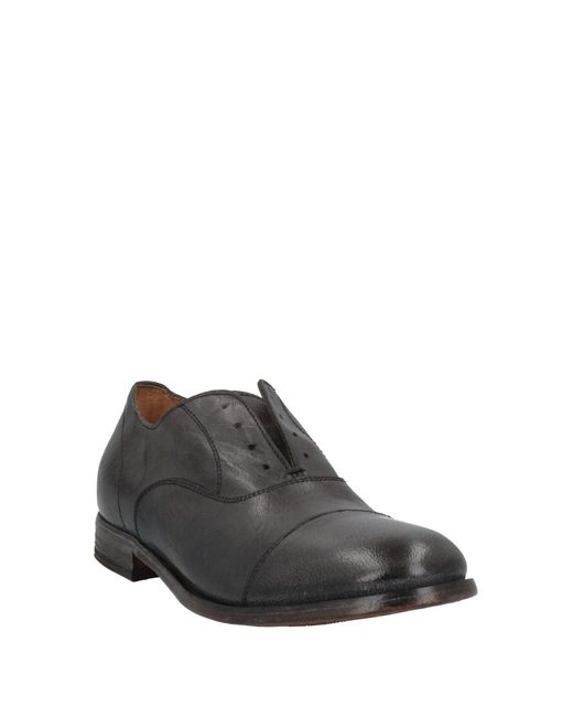 Moma Brown Lace-Up Shoes Calfskin for men