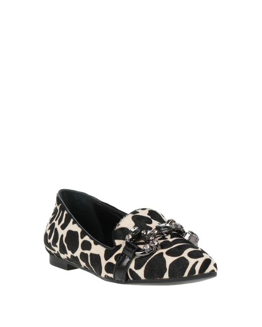Nila & Nila Black Loafers Textile Fibers