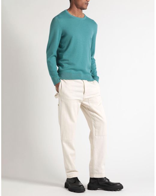 Massimo Alba Blue Sweater Cashmere for men