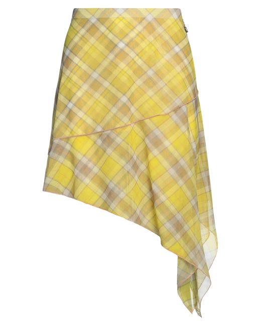 DIESEL Yellow Mini Skirt