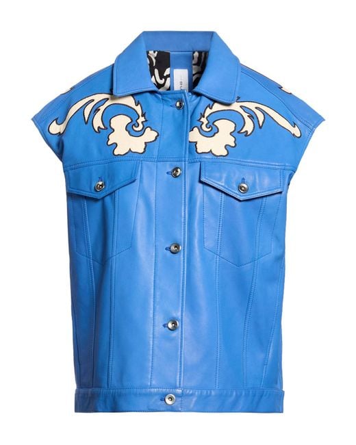 Bully Blue Azure Vest Leather
