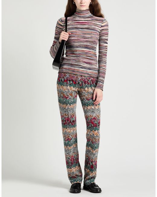 Missoni Red Turtleneck Viscose, Wool