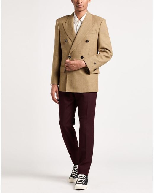 Burberry Natural Sand Blazer Wool for men