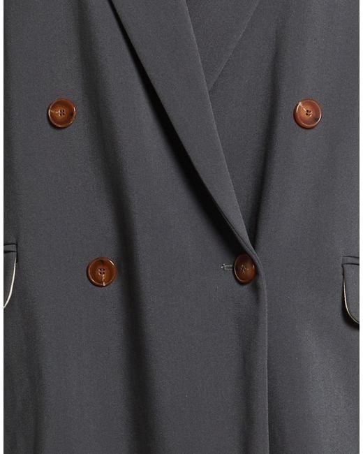 Alysi Black Crème Dark Blazer Polyester, Viscose, Elastane
