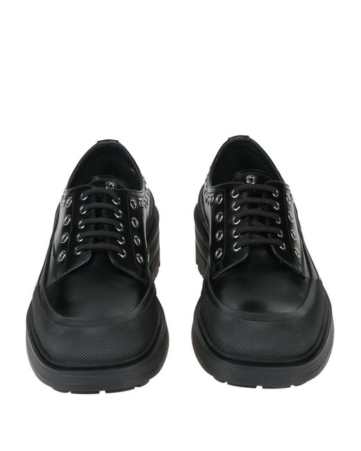Alexander McQueen Black Lace-up Shoes for men