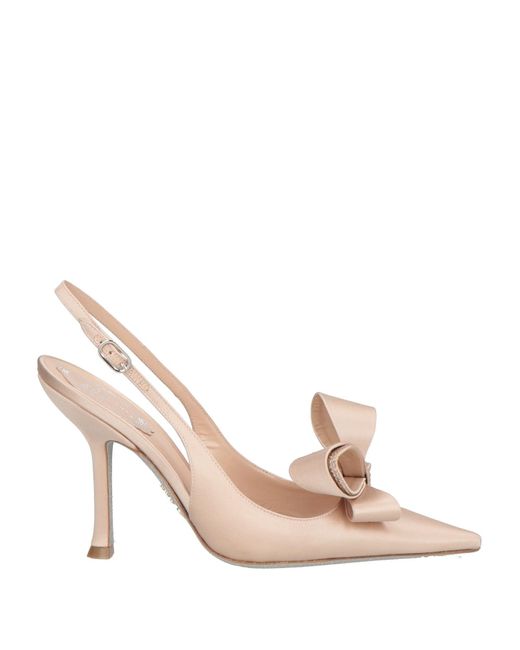 Rene Caovilla Pink Pumps Textile Fibers