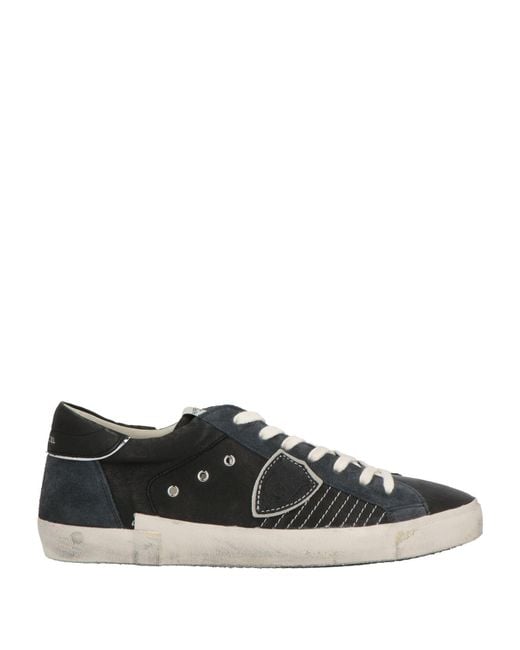 Philippe Model Black Sneakers Leather for men