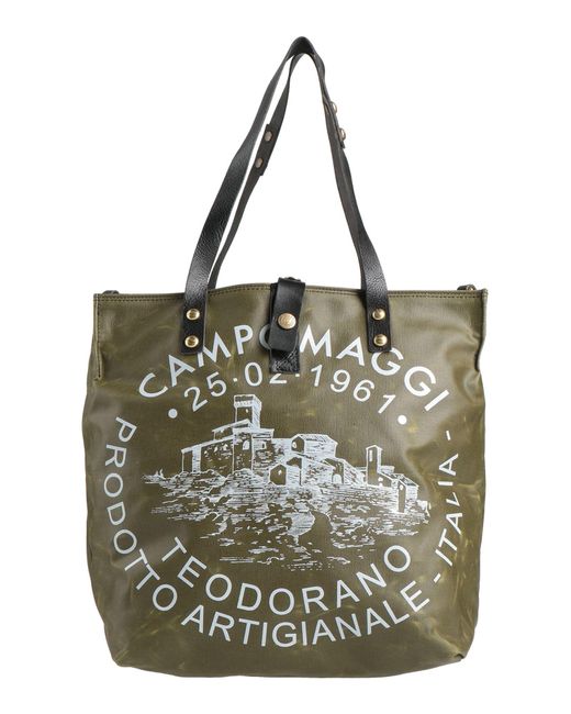 Borsa A Mano di Campomaggi in Metallic da Uomo
