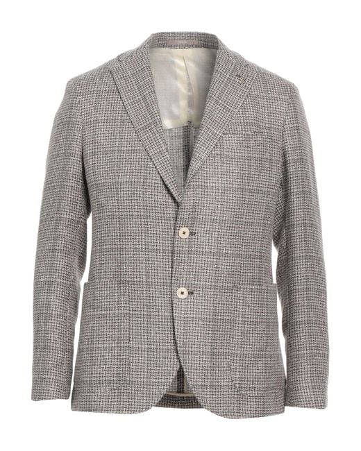 Americana Paoloni de hombre de color Gray