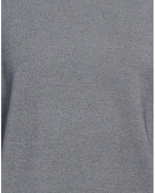 Barba Napoli Gray Lead Turtleneck Virgin Wool for men
