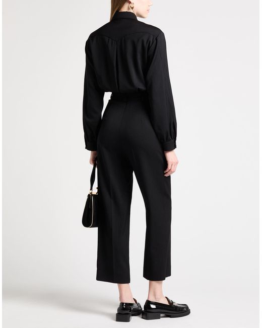 Max Mara Black Jumpsuit Virgin Wool