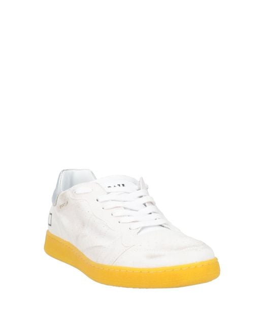 Date White Sneakers Leather