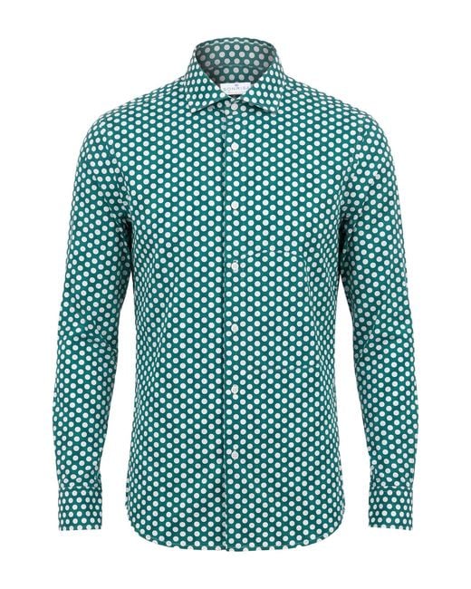Sonrisa Blue Shirt Cotton for men