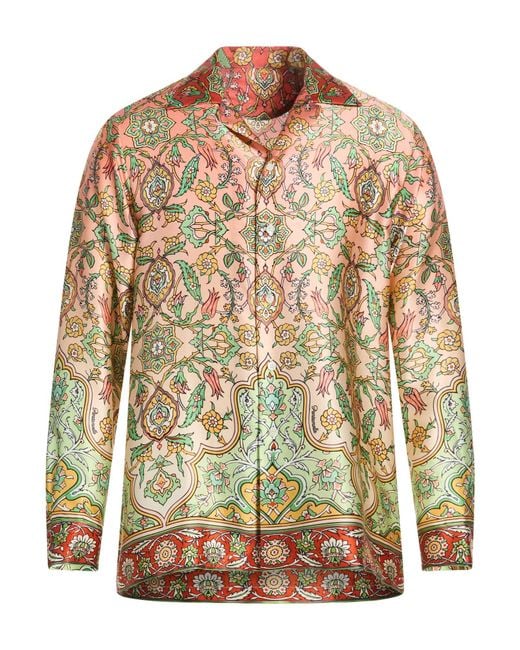 Pantamolle Multicolor Shirt Silk for men