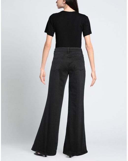 Pantalon en jean FRAME en coloris Black