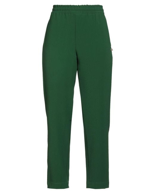 MÊME ROAD Green Pants Polyester, Elastane