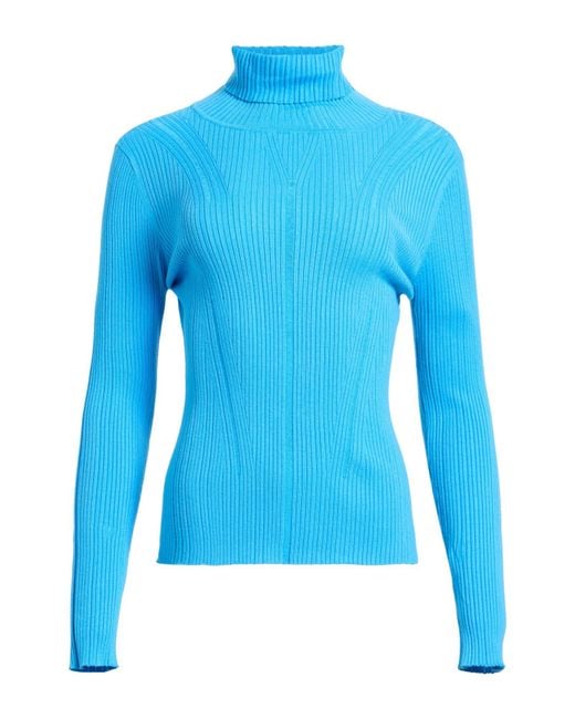 Twinset Blue Turtleneck