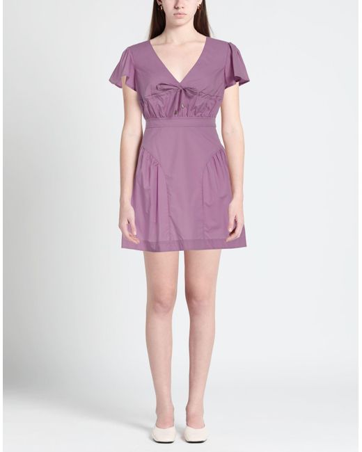 Pinko Purple Mini Dress