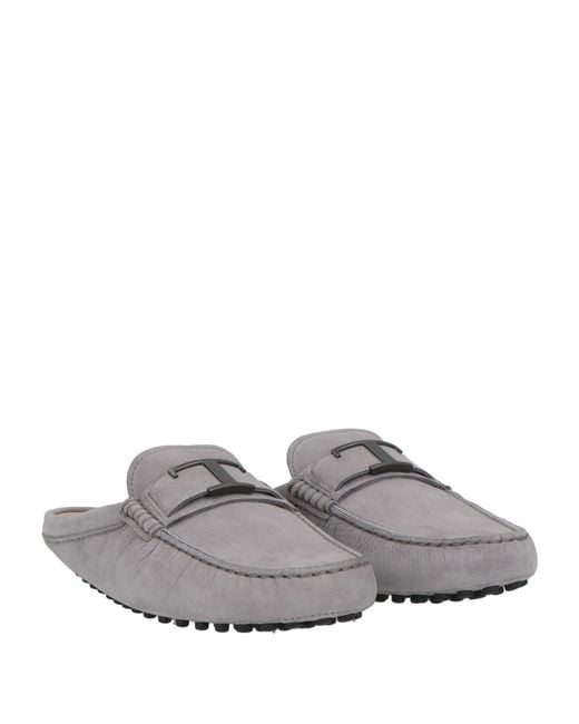 Tod's Gray Mules & Clogs Leather for men