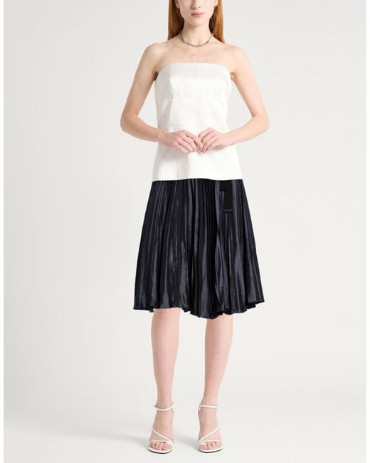 N°21 Blue Midi Skirt Viscose