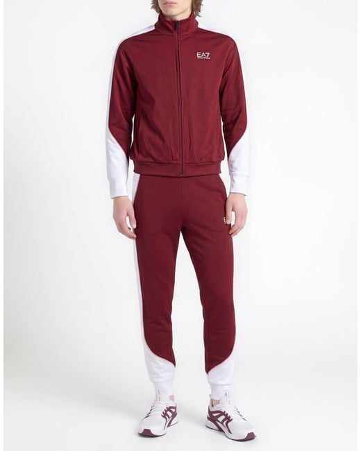 Chándal EA7 de hombre de color Red