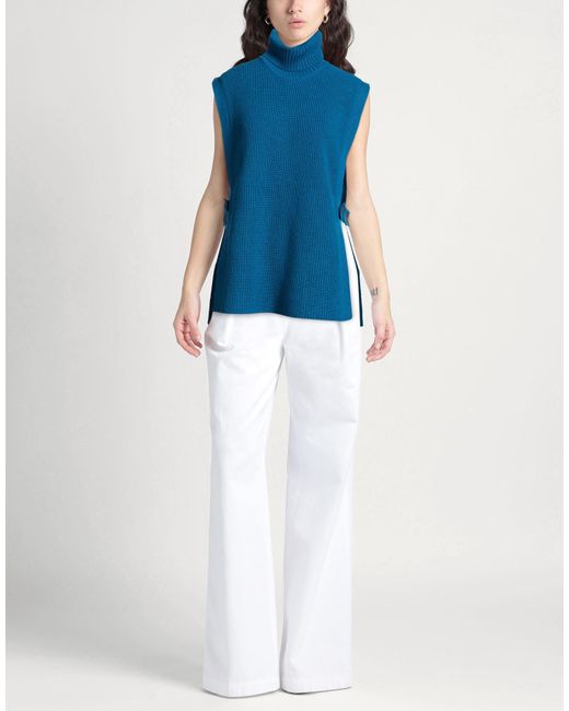 Purotatto Blue Turtleneck Cashmere