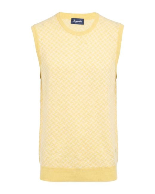 Drumohr Yellow Jumper for men
