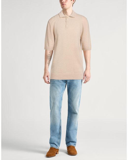 Daniele Fiesoli Natural Polo Shirt for men