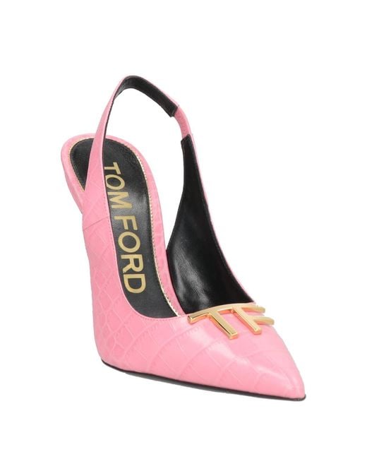 Tom Ford Pink Pumps Calfskin