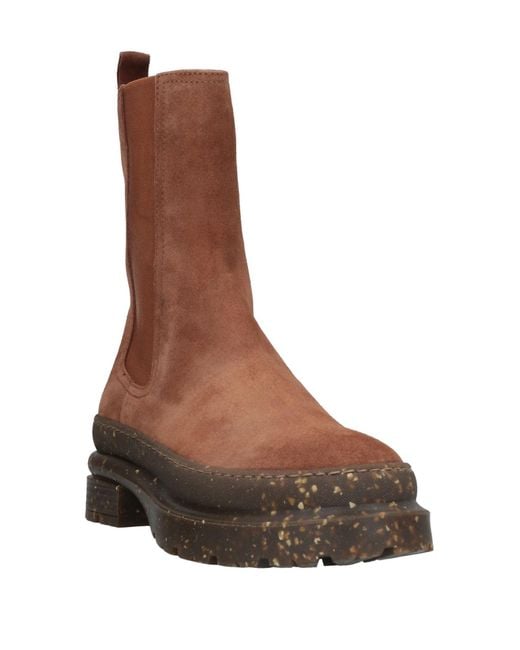Baldinini Brown Tan Ankle Boots Leather