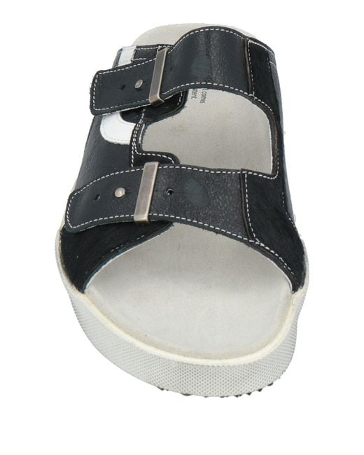 HIDNANDER White Sandals Leather for men