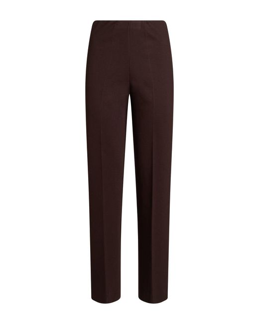 Shirtaporter Brown Chocolate Pants Viscose, Nylon, Elastane