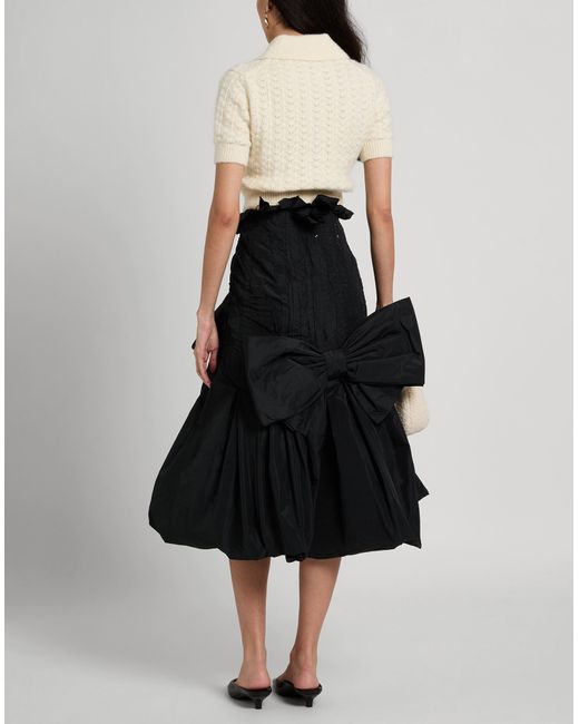 Maison Margiela Black Midi Skirt