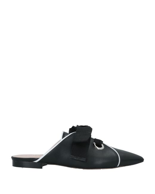 ERMANNO FIRENZE Black Mules & Clogs