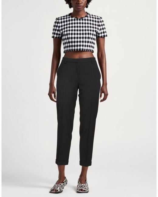 Antonelli Black Pants Polyester, Virgin Wool, Elastane