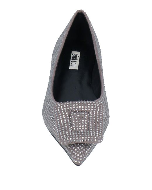 Bibi Lou Gray Ballet Flats