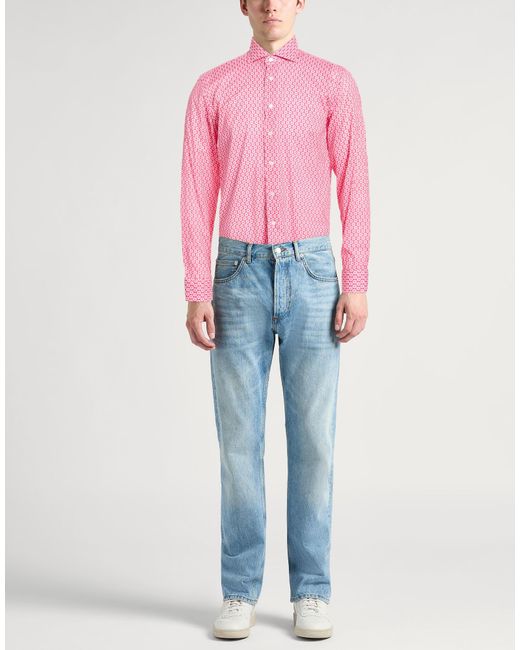 Fedeli Pink Shirt for men