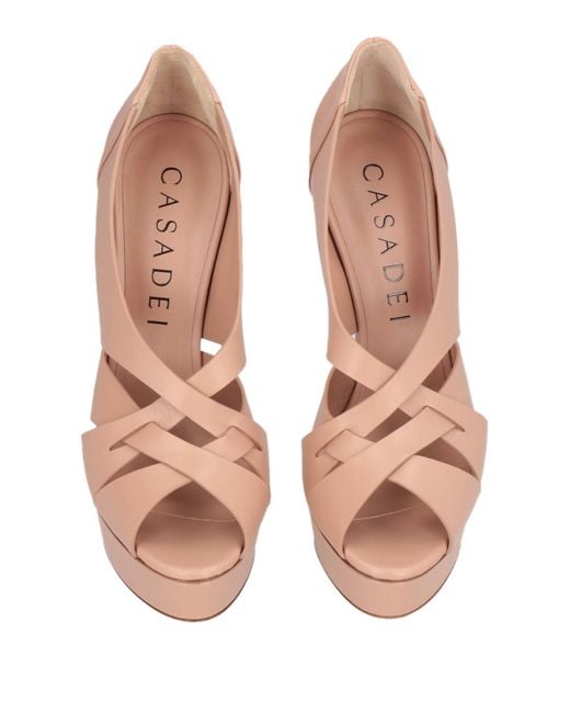 Casadei Pink Pumps Leather