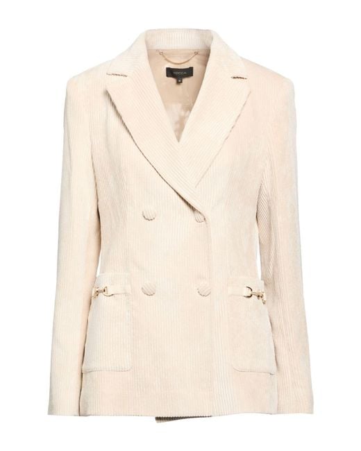 Kocca Natural Ivory Blazer Polyester, Polyamide, Elastane