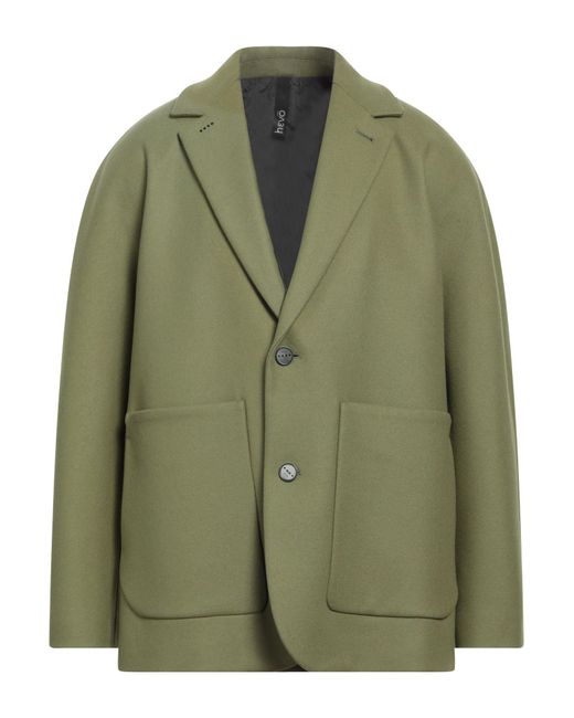 Hevò Green Coat for men