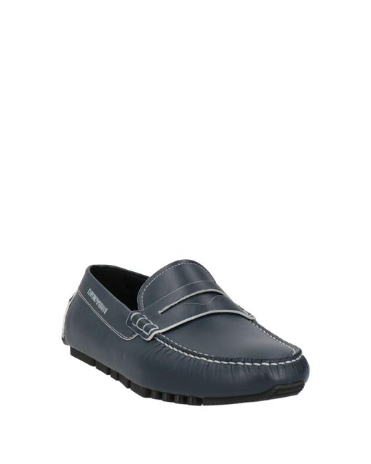 Emporio Armani Blue Loafer for men