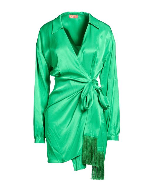 Kitri Green Mini Dress