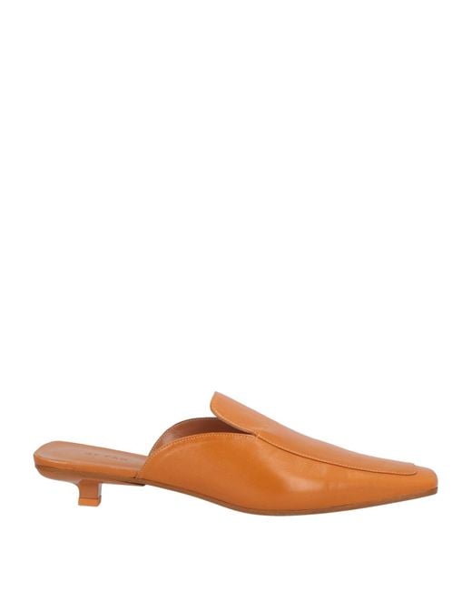 By Far Brown Mules & Clogs