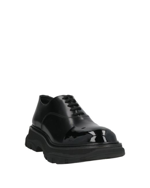 Stringate di McQueen in Black da Uomo