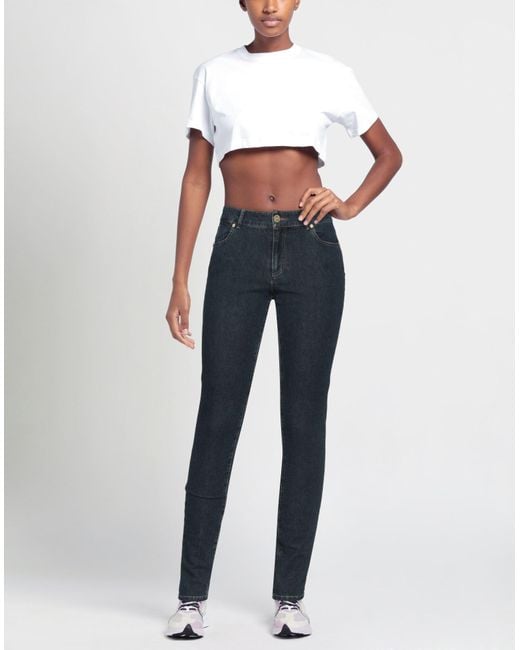 Seductive Blue Denim Pants