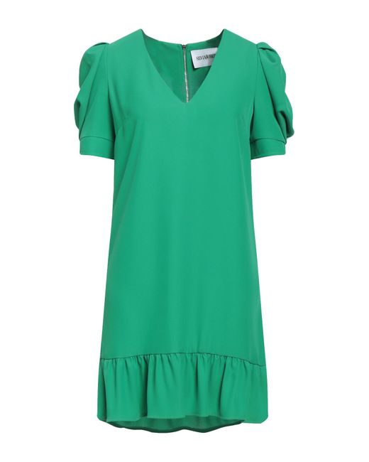 Silvian Heach Green Mini Dress